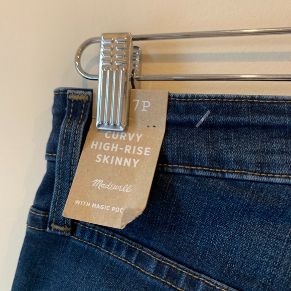 NWT Madewell Curvy High-Rise Skinny Jean sz 27P - Picture 3 of 5